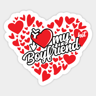 I love my Boyfriend Sticker